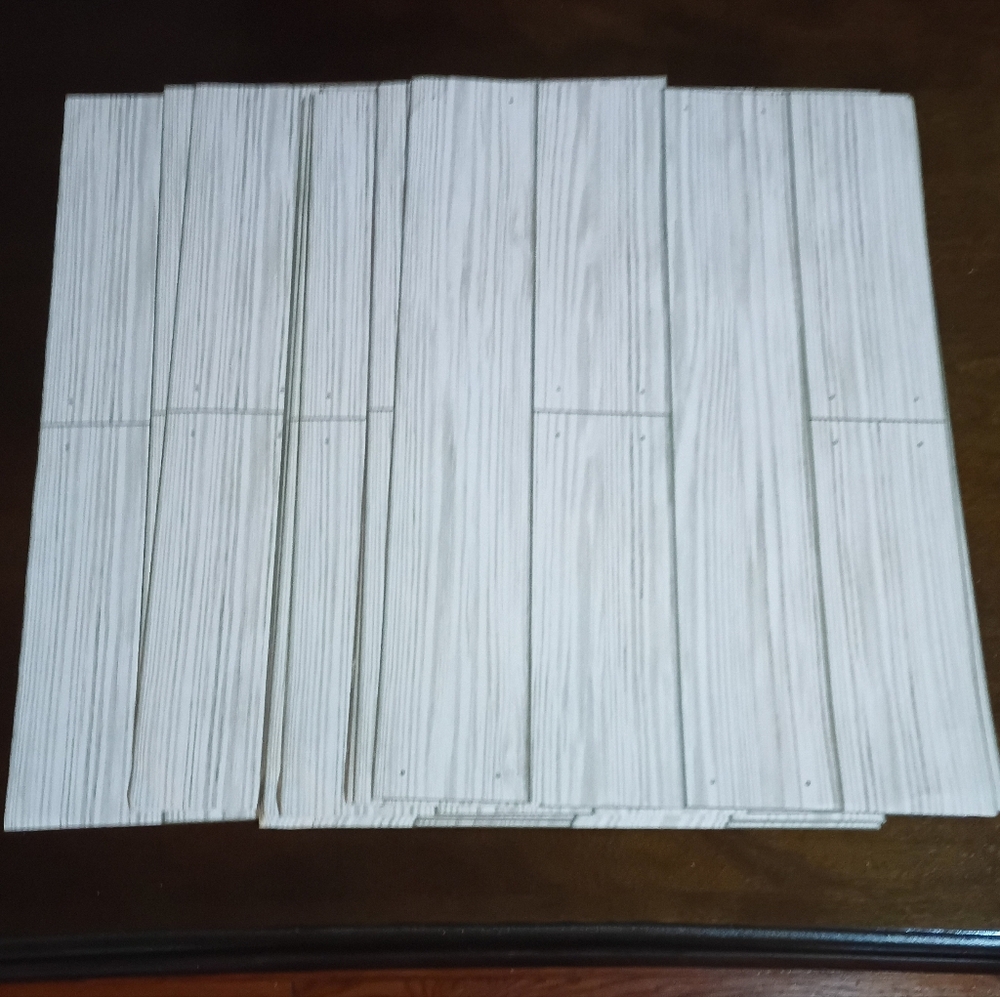 12 Sheets Distressed Wood Grey 11 X 16 Peel And Stick Wallpaper